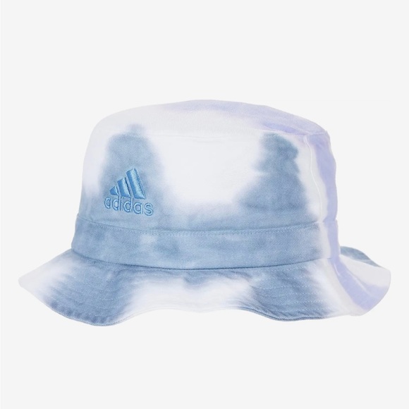 Adidas Womens Colorwash Bucket Hat Watercolor Tie Dye Blue Violet - Picture 1 of 6